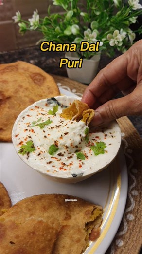 Chana Dal Puri 😋💥 #recipe #chanadalpuri #shorts #lalsrasoi