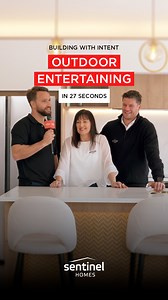 28 reactions | Keep the deck flush with your indoor floor, add cover, and kit it out: sink, storage, cooking, heating. Suddenly it’s not “the deck” it’s another room you’ll use all the time. | Sentinel Homes | Facebook