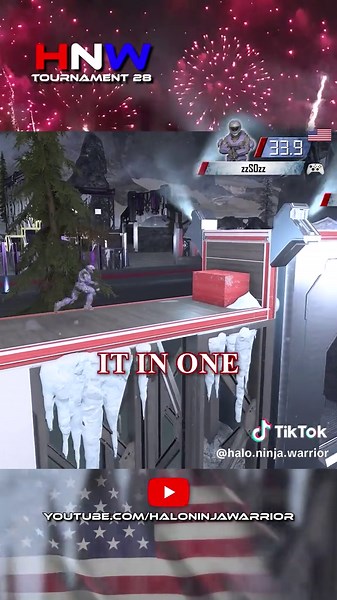Impressive Stage One Clear in Halo Ninja Warrior Tournament