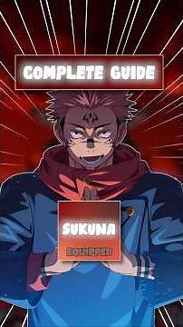 Complete Beginner Guide To Sukuna In JJS! #roblox #jujutsushenanigans