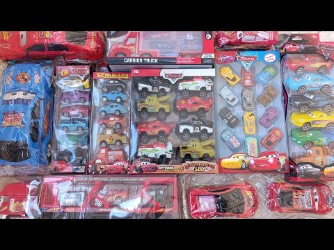 30 Minutes Satisfying With Unboxing Cars 2 Toys With Lightning Mcqueen Play Sets | ASMR | Big Review