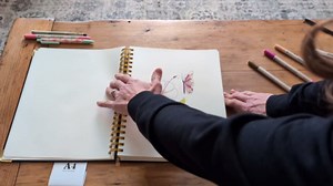 Blank Spiral Notebook: Sketch Book 8.5" X 11", Hardcover Sketchbook, 300 Pages Leather Unlined Notebook for Women Men,100GSM Thick Paper Journal, A4 Large Art Sketchbook for Drawing Writing Work,Black