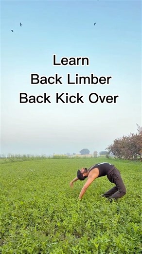 Back Limber | Back Kick Over Easy Tutorial #shorts