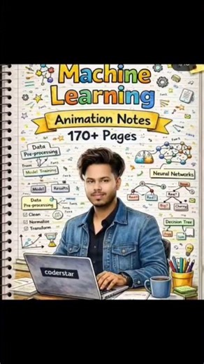 Machine Learning Animation Notes #shorts #notes