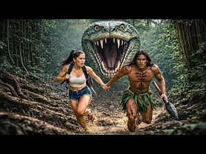Zo’e Tribe Warrior Saves the Girl from a Giant Titanoboa (Episode 11) 🔥🐍