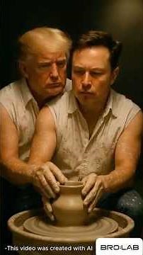 Ghost parody: Trump & Musk at the pottery wheel