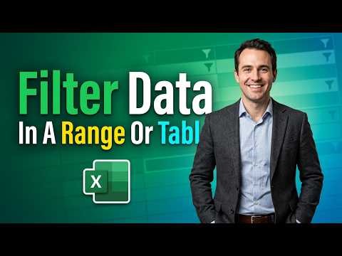 How To Filter Data In A Range Or Table In Microsoft Excel [2026 Guide]