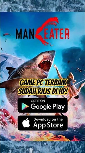 THIS BEST PC GAME IS RELEASED ON MOBILE & IT'S LIGHT! Maneater Mobile Android/iOS #shorts