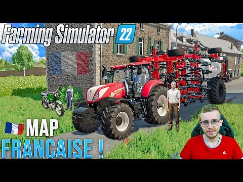 A NEW FRENCH MAP JUST AT THE TOP! (Map Discovery) | Farming Simulator 22