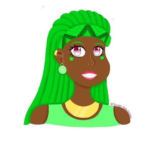 🌈 🍬 Color Candy OCs - Khloe (Green) Icon 🌈 🍬 || #art #artwork #speedpaint