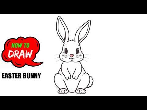 How to Draw an Easter Bunny 🐰 | Easy Step-by-Step Drawing for Beginners