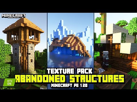 ADDON de ESTRUCTURAS para MINECRAFT PE 1.20 * Abandoned & Ruin Structures * MODS para MINECRAFT PE