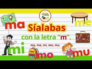 La letra M y sus sílabas
