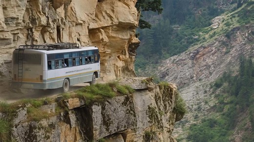 Unbelievable Journey Through the Himalayas: Wild Bus Ride to the Top