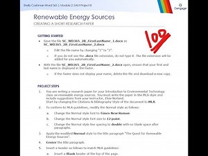 Shelly Cashman Word 365 | Module 2: SAM Project B