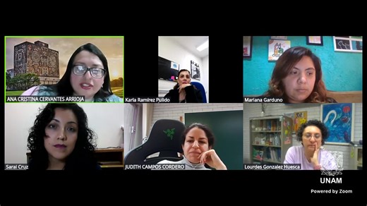 CONVERSARTORIO ENTRE PROFESORAS DE LA FACULTAD DE CIENCIAS Científicas transformando las Ciencias: no es suerte, son las redes 👩‍🏫 Participantes del conversatorio 🌐 Dra. Lourdes del Carmen González Huesca Especialista en Ciencias de la Computación, doctora por la Université Paris Cité y profesora de tiempo completo en el Departamento de Matemáticas. Su trabajo se centra en métodos formales, verificación de sistemas y el uso de Rocq para asegurar la corrección de especificaciones y programas.