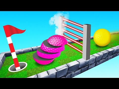 Touch LASERS = You LOSE! (Golf It)