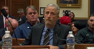 Jon Stewart breaks down in emotional testimony at 9/11 Victims Fund hearing