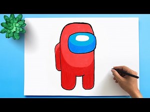 AMONG US Drawing | How to Draw Among Us
