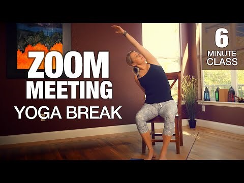 Zoom Meeting Yoga Break (6 Min Yoga Class) - Five Parks Yoga