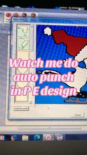 PE design or PE design +2 a video of how to do auto punch