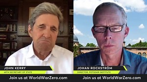 102K views · 12 reactions | "We do not lack the capacity to do this, we lack the willpower... This is one of the most important things that any of us can be working on. Life itself depends on the outcome." Watch our full conversation with Secretary John Kerry and internationally recognized scientist on global sustainability Johan Rockström on why we need to declare a global climate emergency now. Join us and enlist today: https://worldwarzero.com/ | World War Zero | Facebook