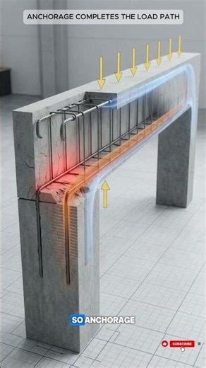 Why Does a Beam Need Anchorage at Its Supports? | Rebar Development Explained