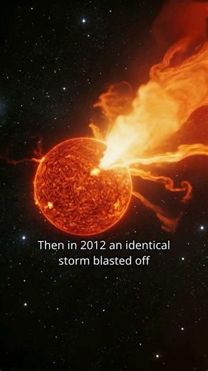 The solar storm that nearly ended us #astronomy #shorts