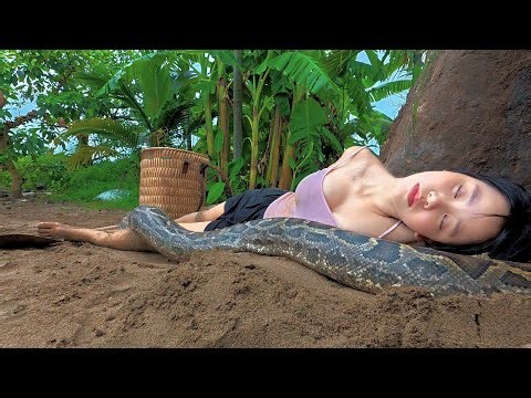 HORRIFYING! The dramatic confrontations where pitbulls and hunters battle giant pythons to rescue gi