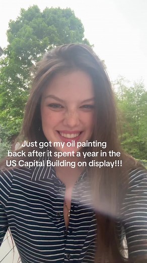 Oil Painting Returned from U.S. Capitol: Teen Artist Reveal