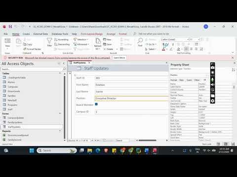 Access 365 | Module 4: End of Module Project 2 Dairy State Community College #shellycashman