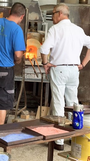 Watch How Sand Becomes Stunning Glass Art in Venice!since 1291#shorts #short