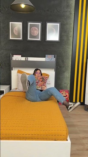 Industriales Jugendzimmer Legend moon von Almila #interiordesign #furniture #kinderzimmer