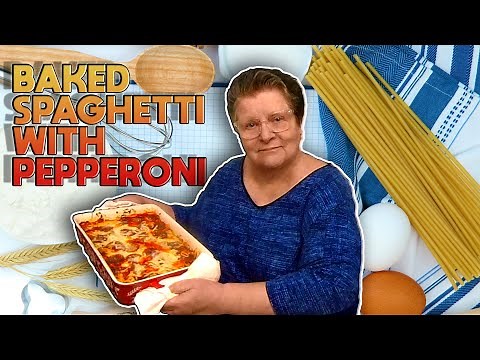 Baked Spaghetti And Pepperoni (MUST SEE)