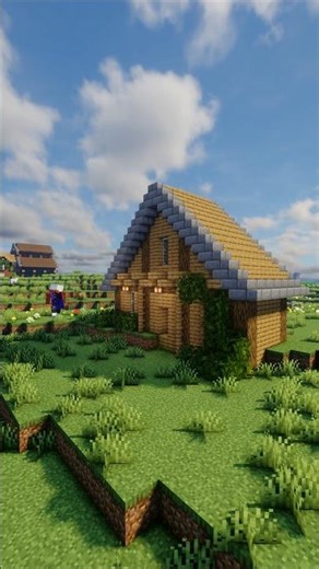 Simple Wooden Cottage | Perfect Starter House in Minecraft