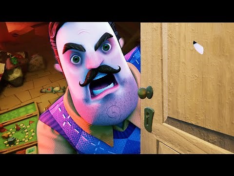 SNEAKING INTO THE NEIGHBORS NEW BASEMENT.. - Hello Neighbor 2 Ending