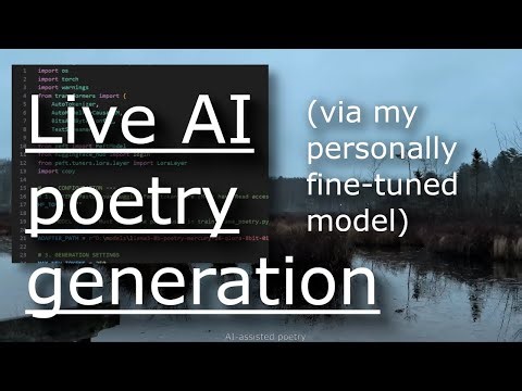 Trochee Lab: AI Poetry Generation and Grassy Pond