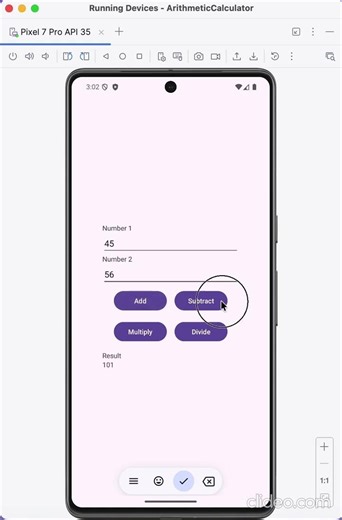 Simple Calculator Demo #mobileapp #app_development #calculator #project #education