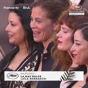 L'équipe du film LA MAS DULCE sur le tapis rouge du Festival de Cannes 2026