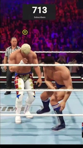 WWE 2K Cody Rhodes Match #shortsfeed #shortsviral #trendingshorts #wwe