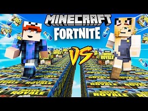 SZALONY WYŚCIG! - FORTNITE LUCKY BLOCKI RACE MINECRAFT | Vito vs Bella