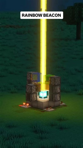 GRAVITOZ | Rainbow beacon #minecraft #minecraftpc #minecrafthouse #minecraftbuild #trending #trendingreels #viralreels #viral | Instagram