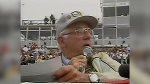 49K views · 1.1K reactions | THROWBACK THURSDAY | "And heeeeeee's on it!" Longtime WRTV sports director Tom Carnegie earned notoriety for catchphrases he coined as the voice of the Indianapolis Motor Speedway. Reporter Greg Todd profiled the broadcast legend 40 years ago. | WRTV | Facebook