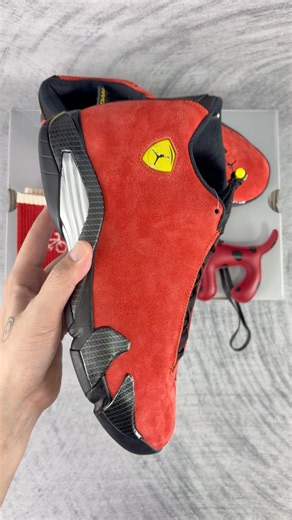 Air Jordan 14 Retro Ferrari 🏎️🏎️🏎️#nike #jordan #shoes #ferrari #fyp