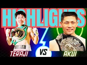 Kenshiro Teraji vs Seigo Yuri Akui HIGHLIGHTS & KNOCKOUTS