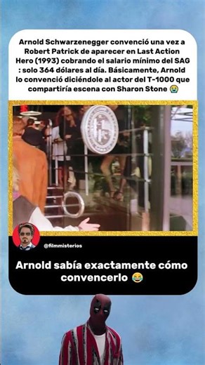 Arnold convenció a Robert Patrick con una oferta imposible de rechazar | Last Action Hero (1993) 💰