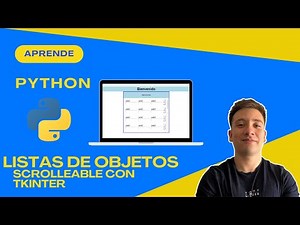 ✅ Crea Listas Personalizadas en Python con Tkinter en Minutos 🚀 | Tutorial Paso a Paso