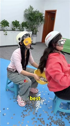 Trying the Viral Coin Catching Game! 🪙 Who Can Co