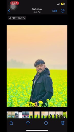 iPhone Photo Editing Tutorial with Mustard Flowers