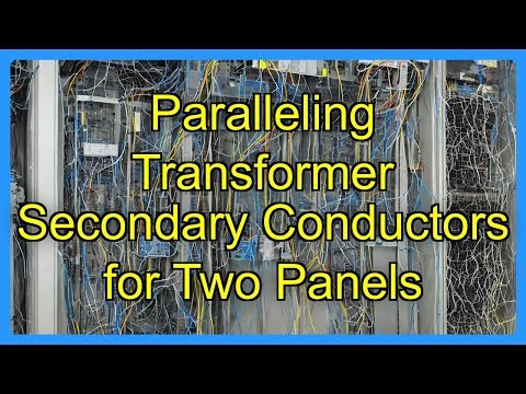 Paralleling Transformer Secondary Conductors for Two Panels
